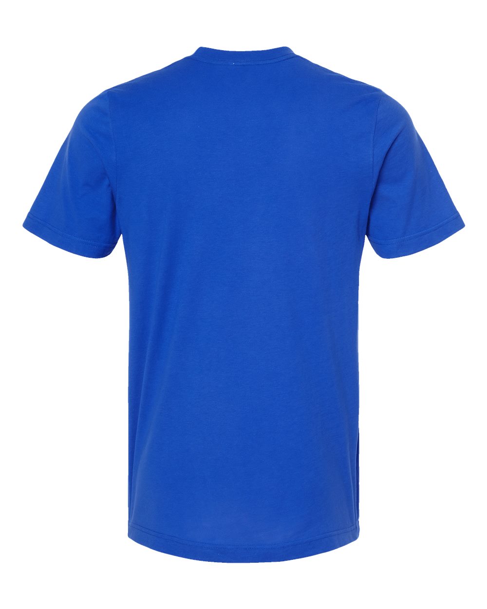 Front View of Royal Premium Cotton T-Shirt - 502