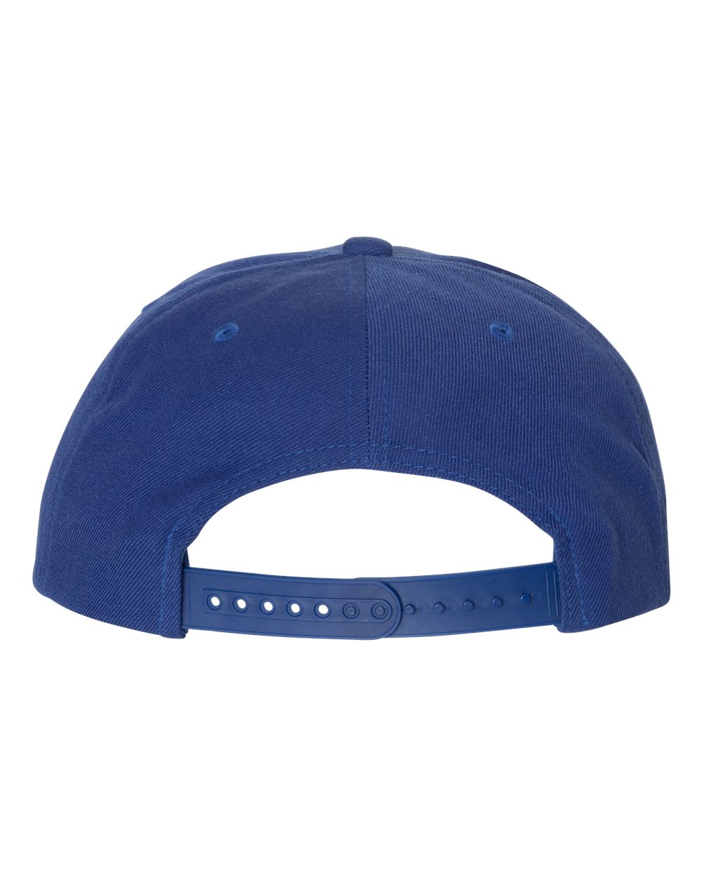 Rear View of Royal Premium Five-Panel Snapback Cap - 5089M