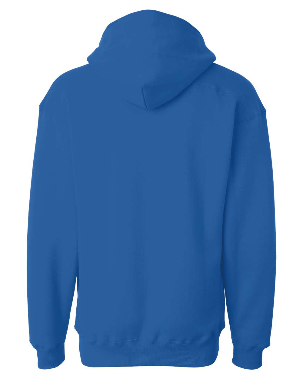 Rear View of Royal Sport Lace Hooded Sweatshirt - 8830