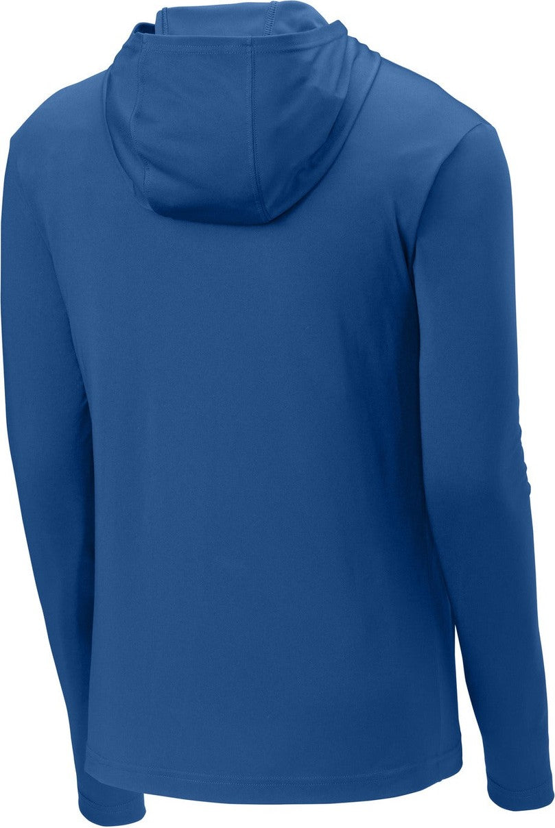 Front View of Royal Sport-Tek PosiCharge Competitor Hooded Pullover. ST358