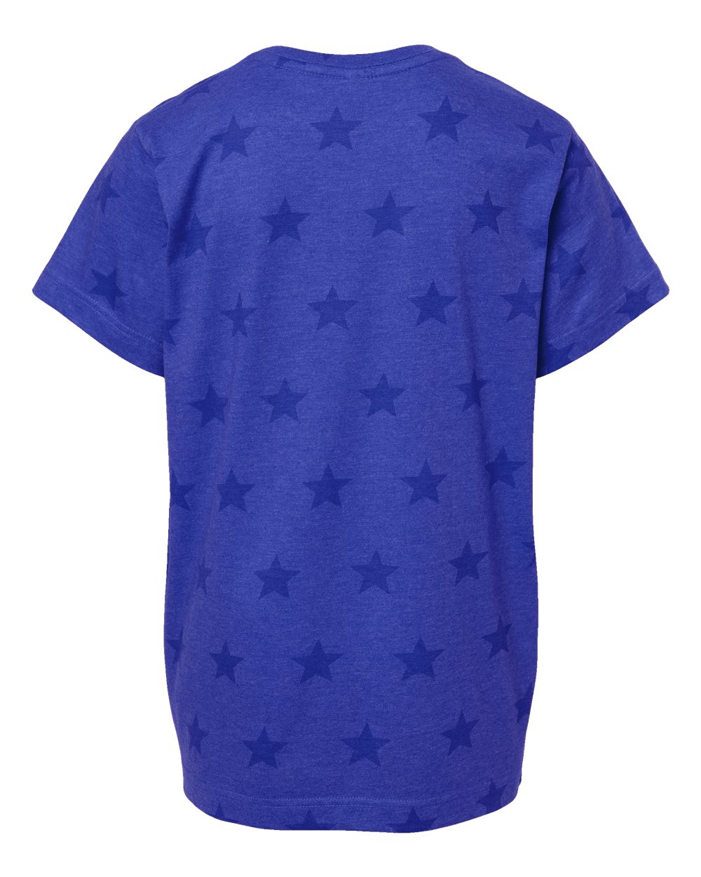 Front View of Royal Star Youth Star Print Tee - 2229
