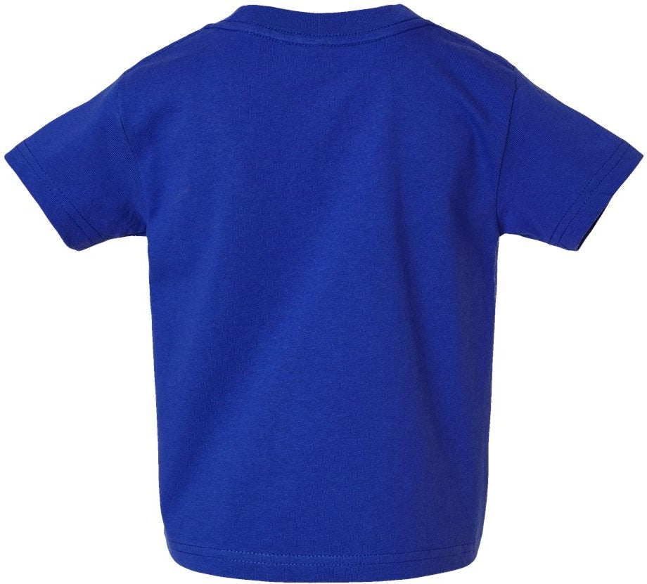 Front View of Royal Toddler Cotton Jersey Tee - 3301T
