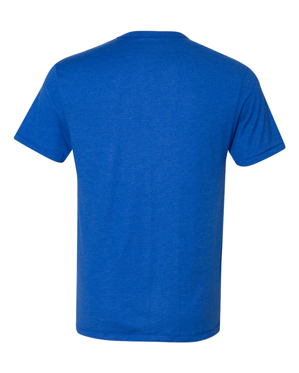 Front View of Royal Triblend Modal Triblend T-Shirt - MO100