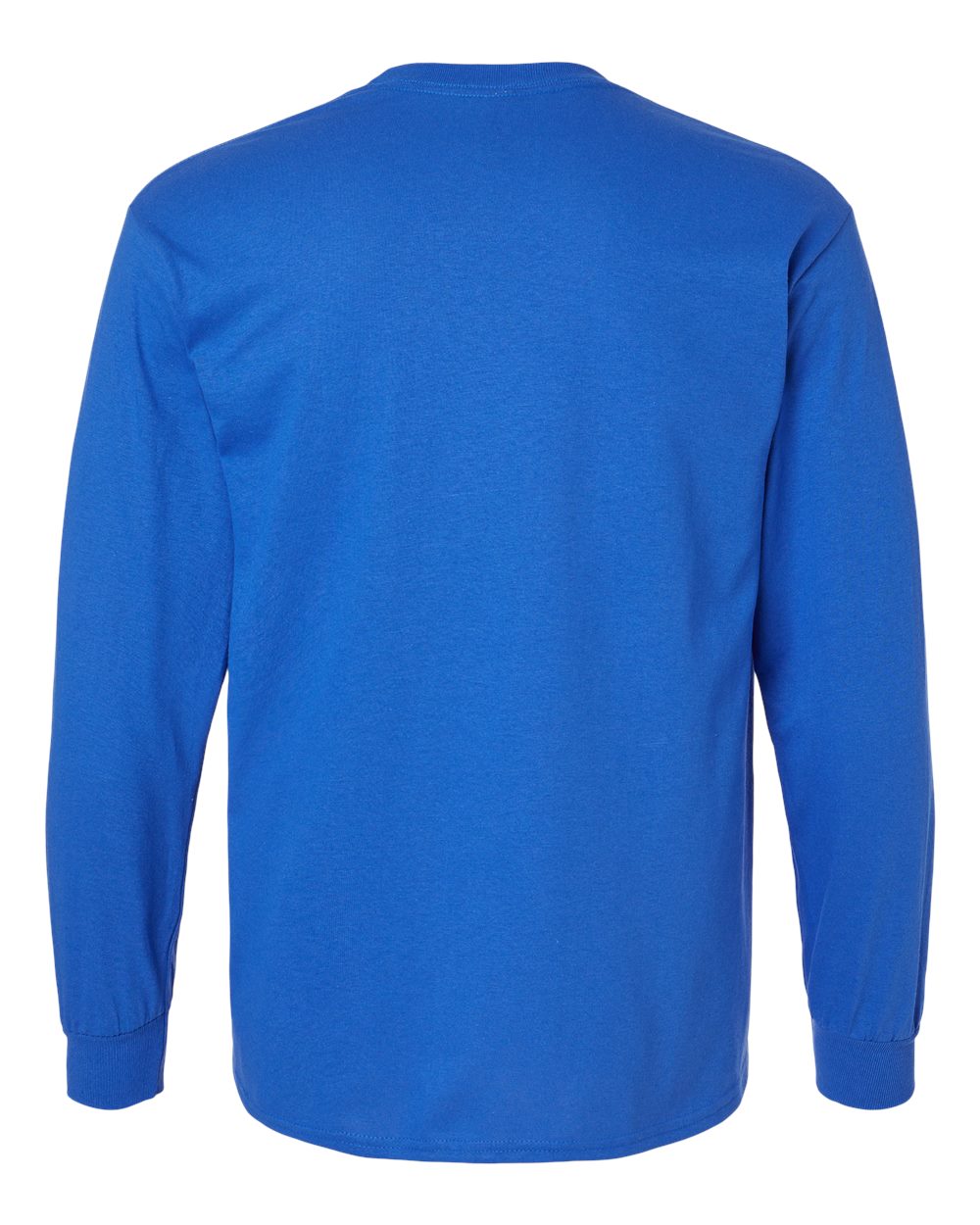 Front View of Royal Ultra Cotton® Long Sleeve T-Shirt - 2400