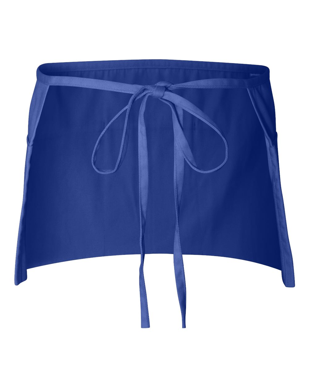 Front View of Royal Waist Apron with Pockets - Q2115