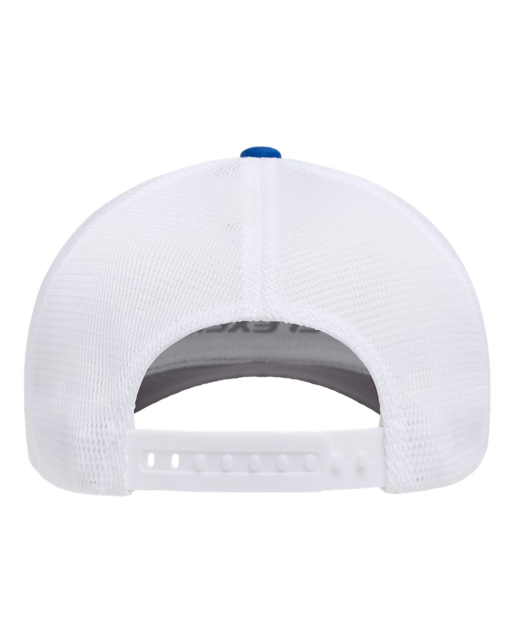 Front View of Royal/ White 110® Mesh-Back Cap - 110M