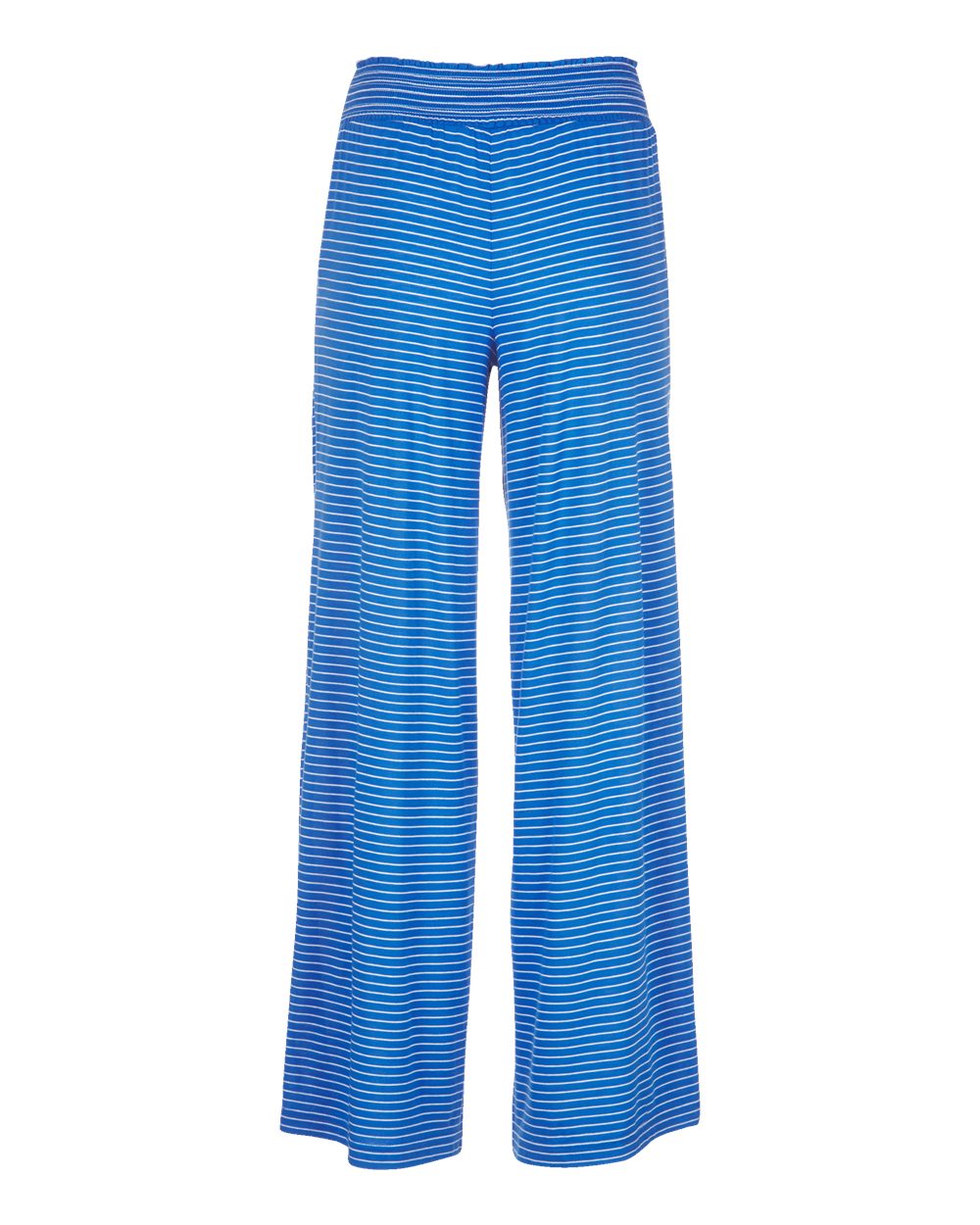 Front View of Royal/ White Women's Evelyn Pants - BW6615