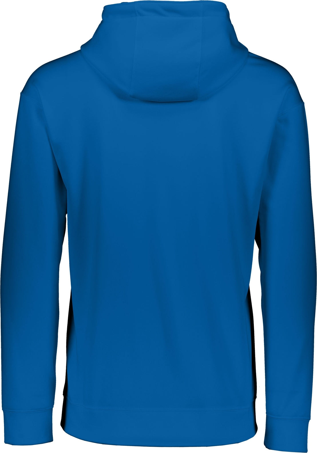 Rear View of ROYAL WICKING FLEECE HOOD SWEATSHIRT