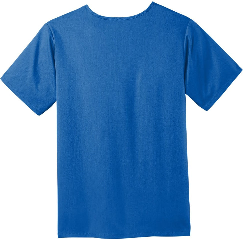 Front View of Royal Wink Men's Premiere Flex V-Neck Top WW5068