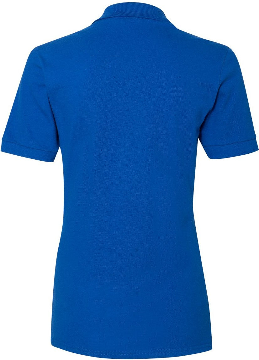 Rear View of Royal Women&#39;s 100% Ring-Spun Cotton Piqué Polo - 443W