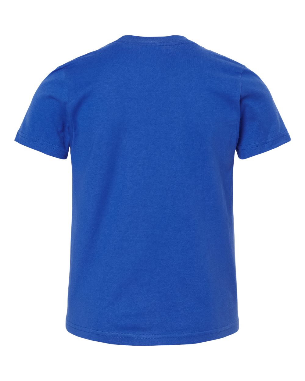 Rear View of Royal Youth ACE Cotton T-Shirt - 4300Y plain