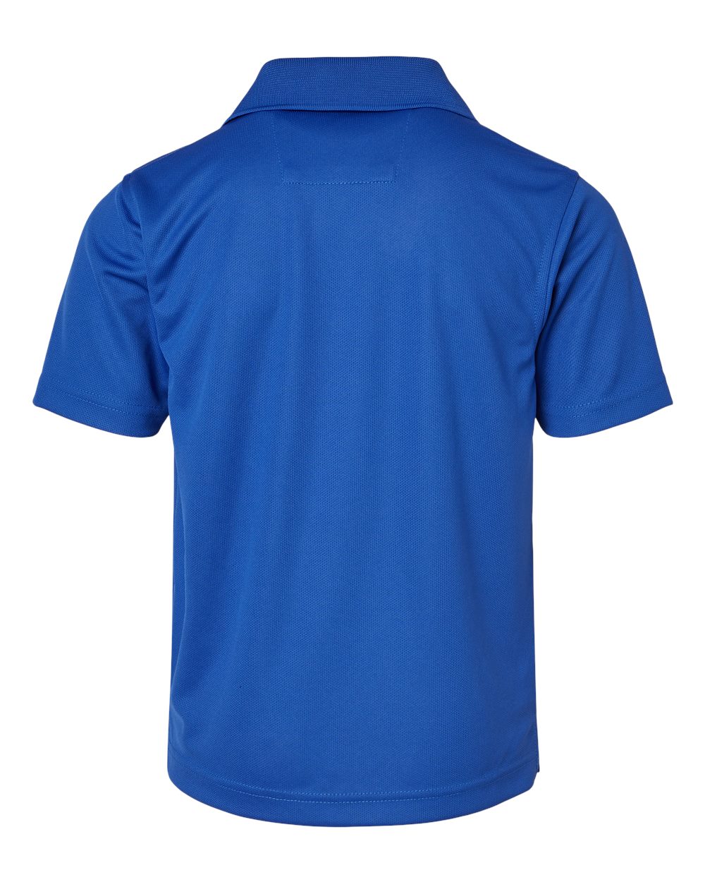 Front View of Royal Youth Saratoga Performance Mini Mesh Polo - 108Y