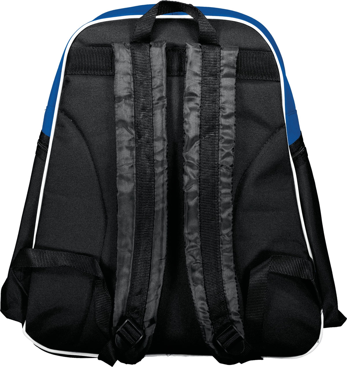 Rear View of ROYAL/BLACK/WHITE PLAYER BACKPACK