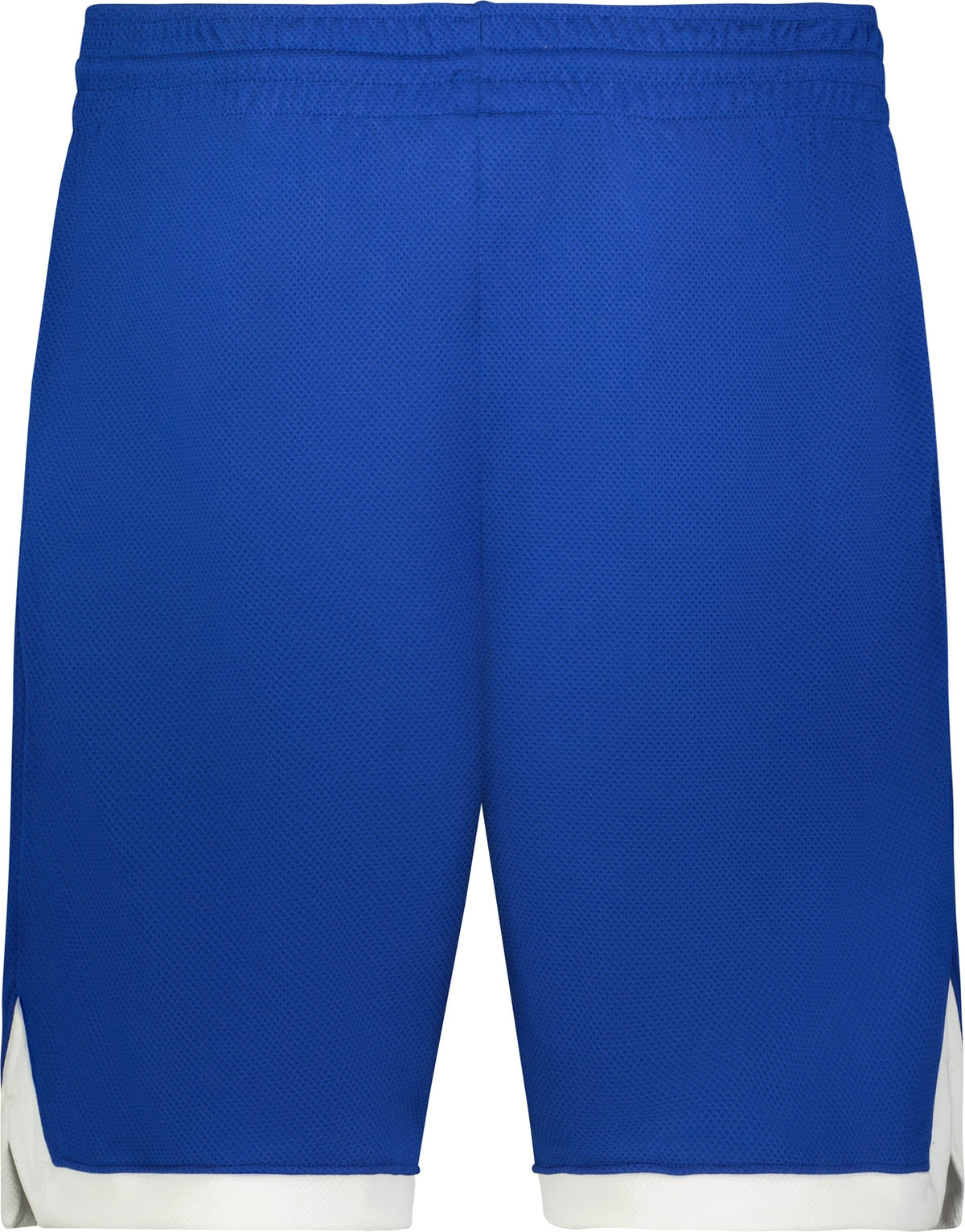 Rear View of ROYAL/WHITE COOLCORE ELITE SHORTS