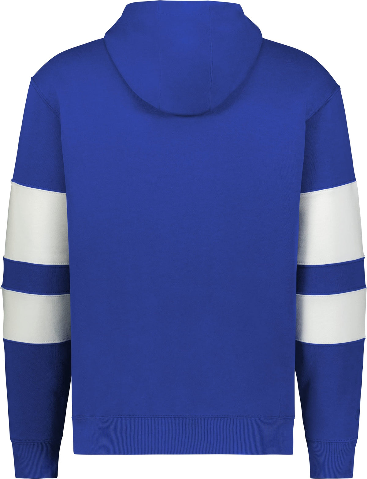 Rear View of ROYAL/WHITE JACKSON WAY HOODIE