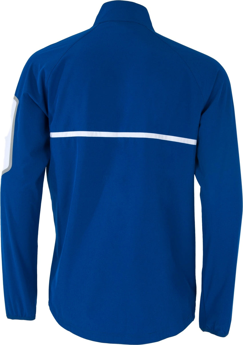 Rear View of ROYAL/WHITE WELD FULL ZIP JACKET