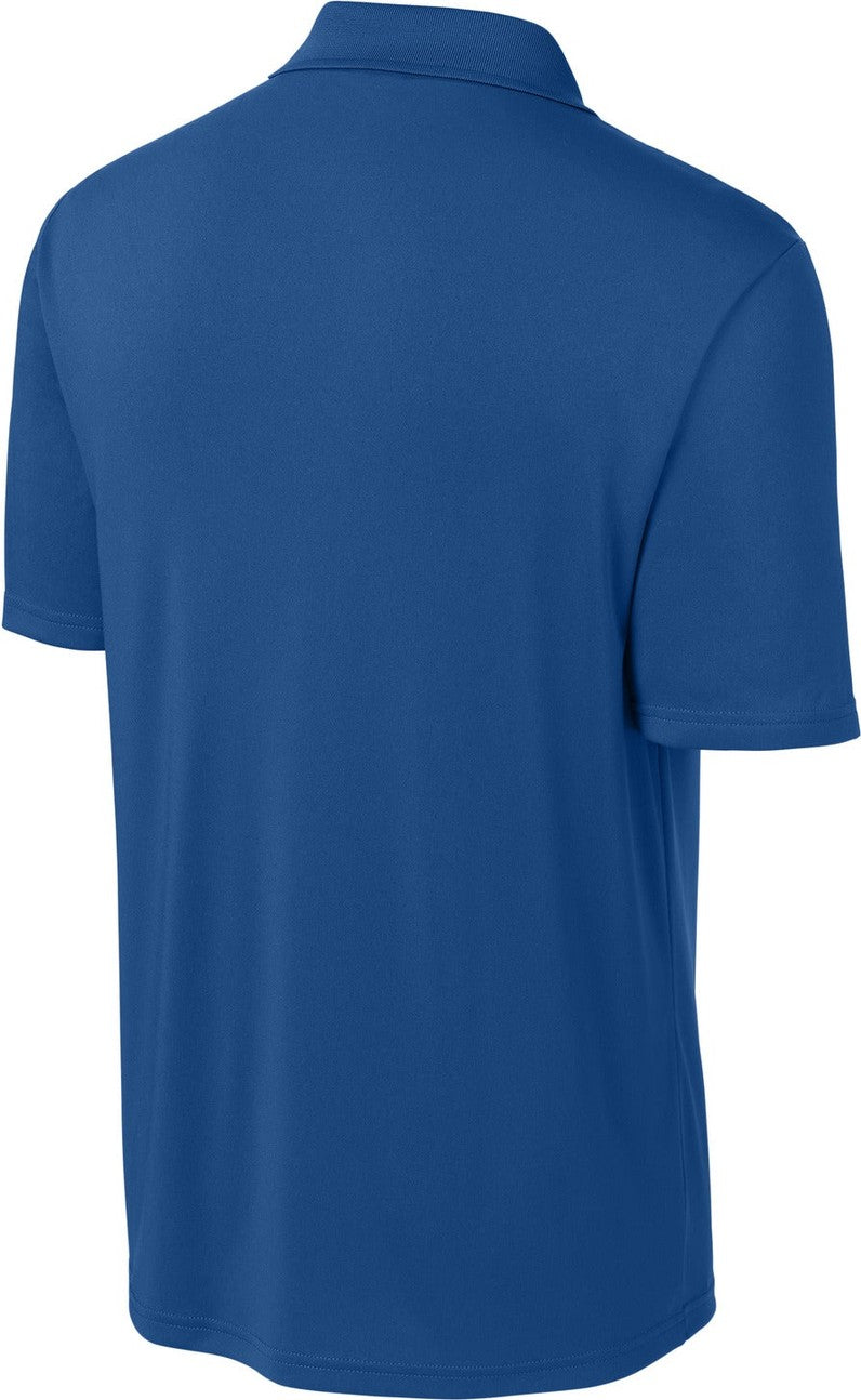 Front View of Royal/Wht Sport-Tek Competitor United Polo ST104