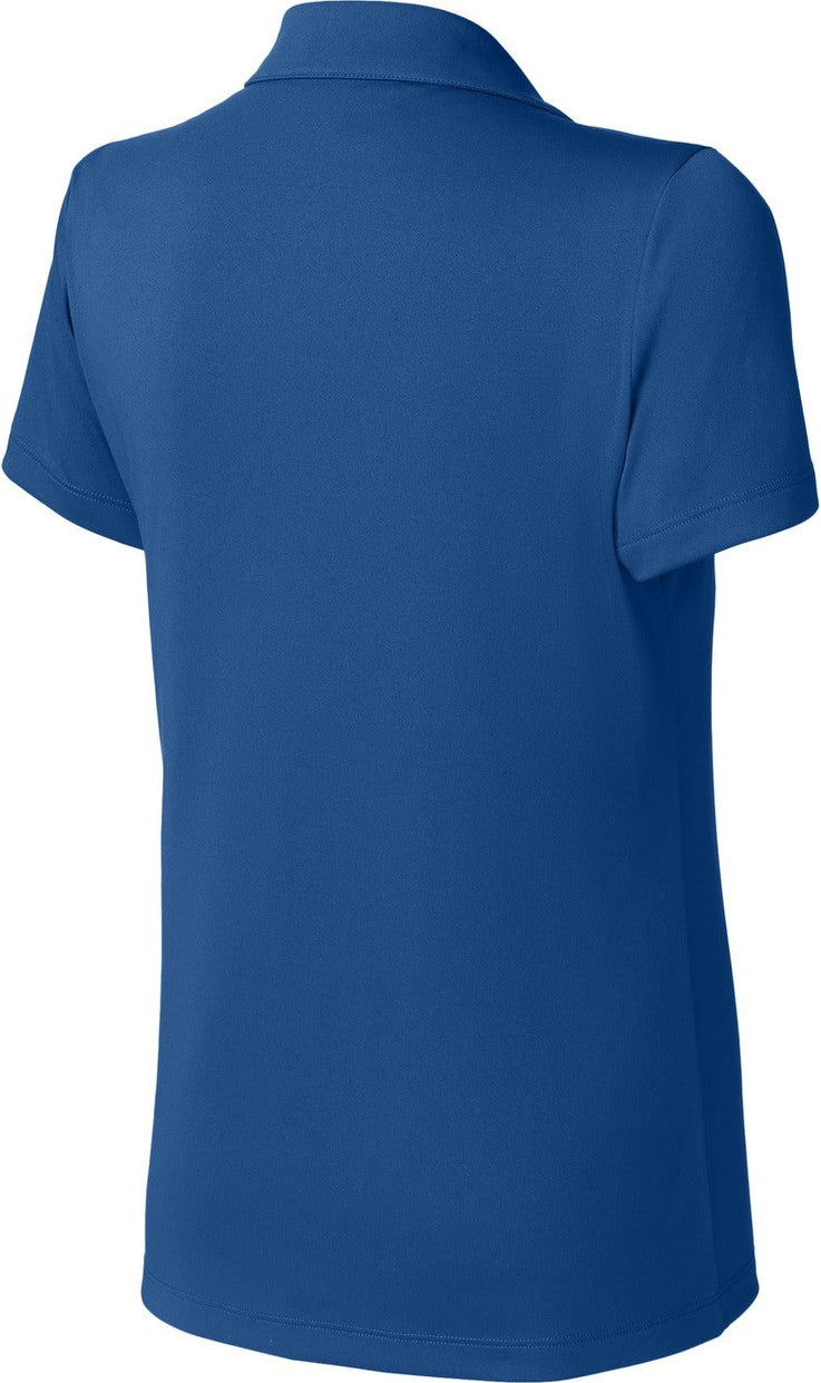 Front View of Royal/Wht Sport-Tek Women's Competitor United Polo LST104