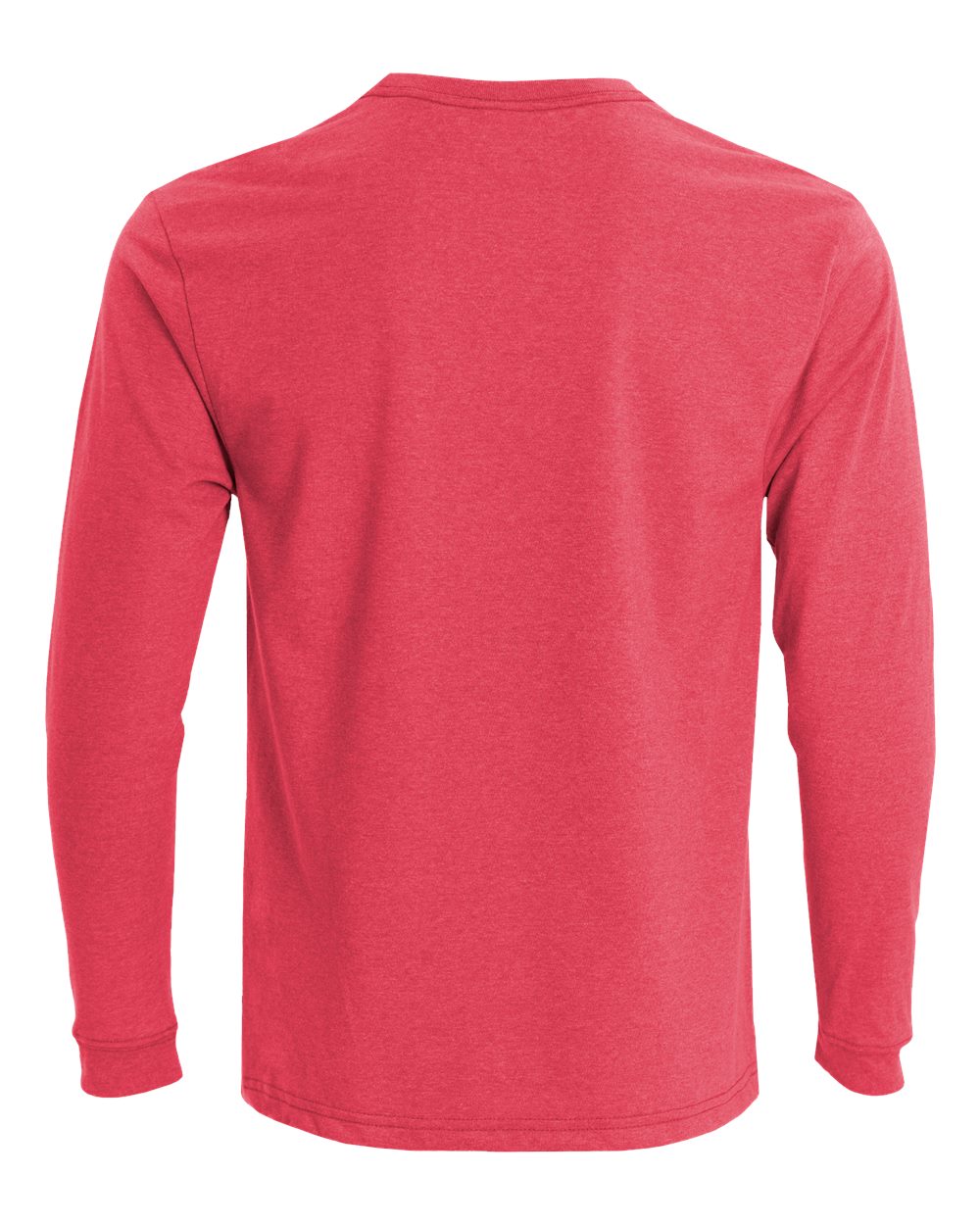 Front View of Ruby Eco Long Sleeve T-Shirt - EC102