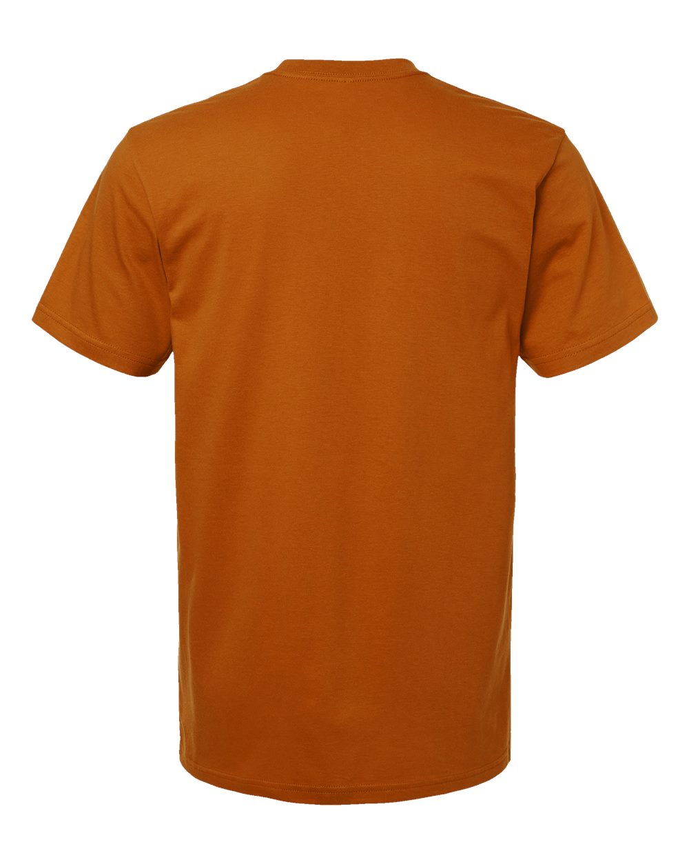 Front View of Rust Fine Jersey Tee - 2001