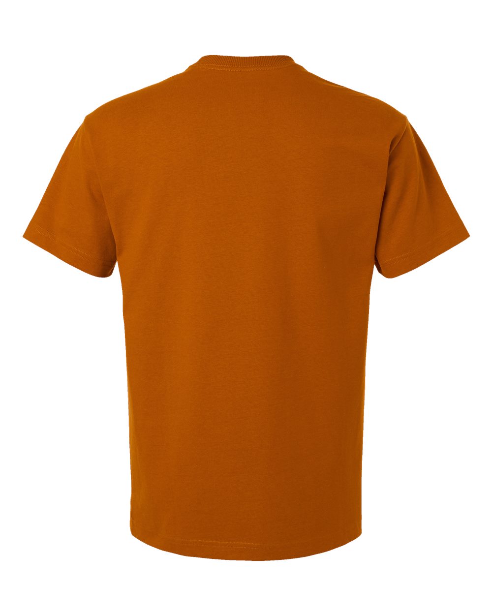 Front View of Rust Super Heavyweight Tee - 9001