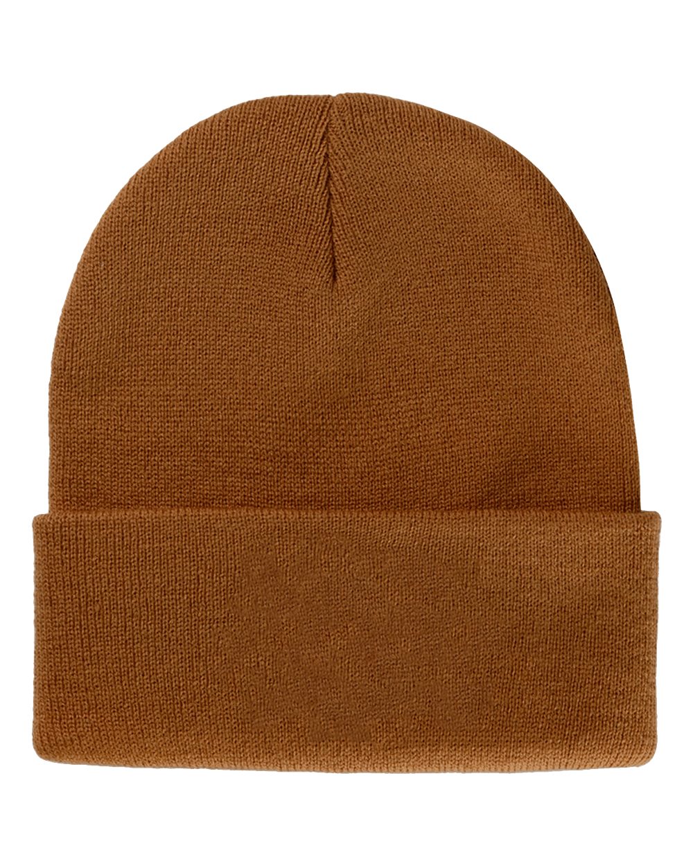 Front View of Saddle Coleman Cuffed Beanie - 3523