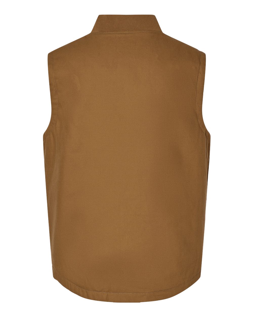 Front View of Saddle Insulated Canvas Workwear Vest - EXP560V