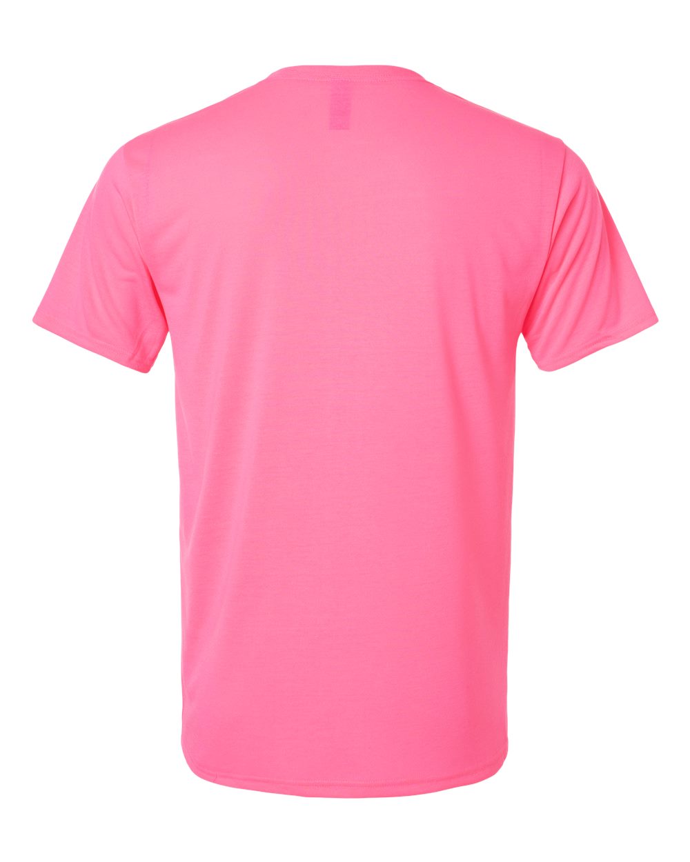 Front View of Safety Pink Performance® T-Shirt - 42000