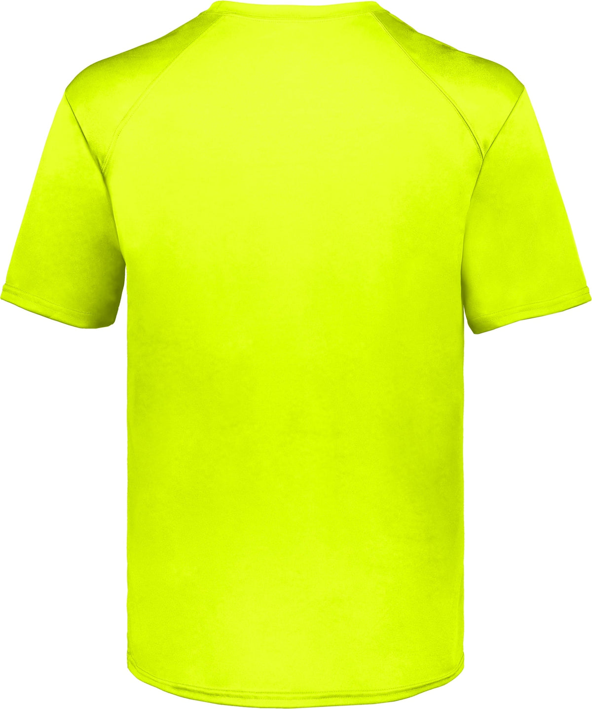 Rear View of SAFETY YELLOW B-CORE TEE