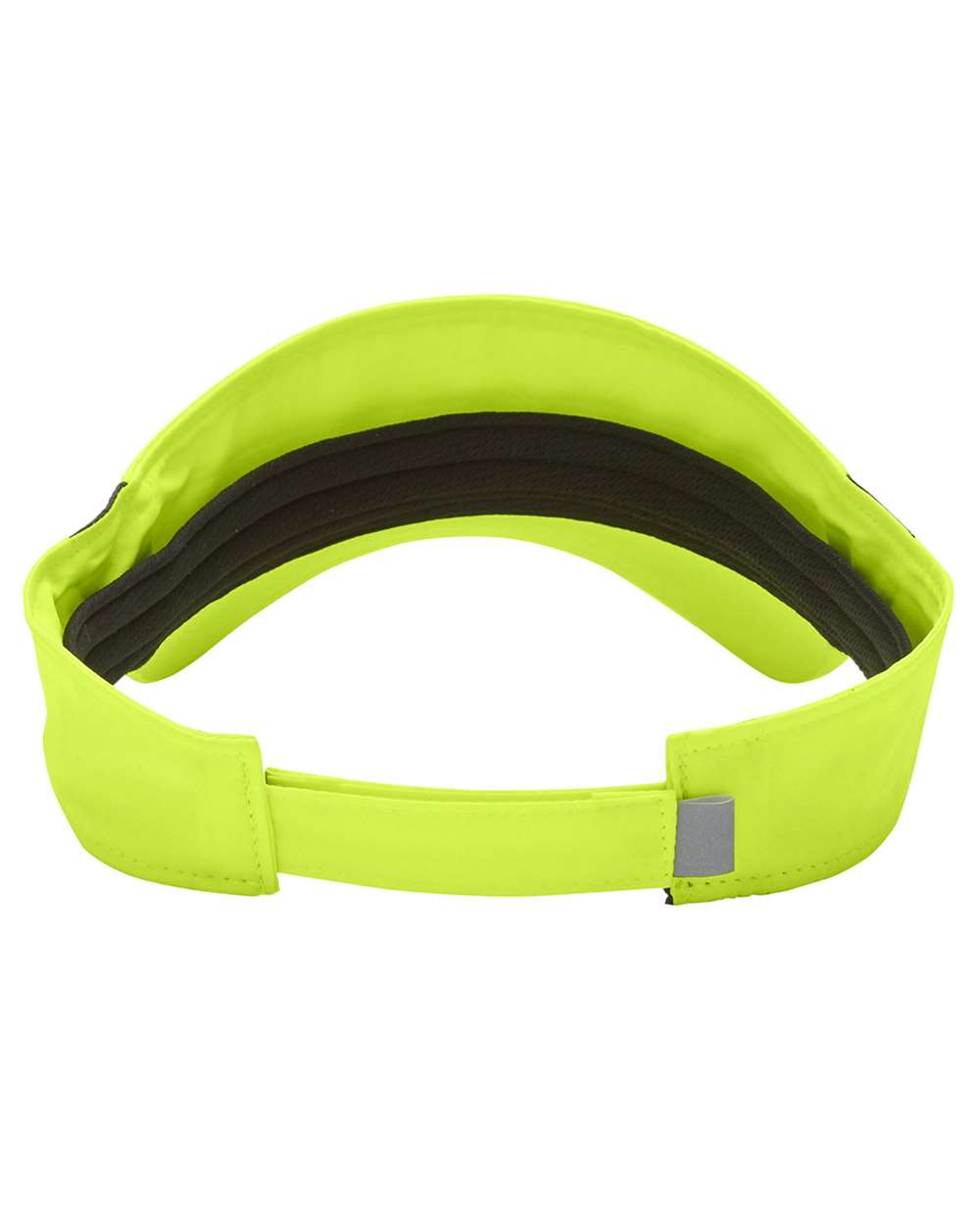 Front View of Safety Yellow/ Carbon Drive Performance Visor - CE002