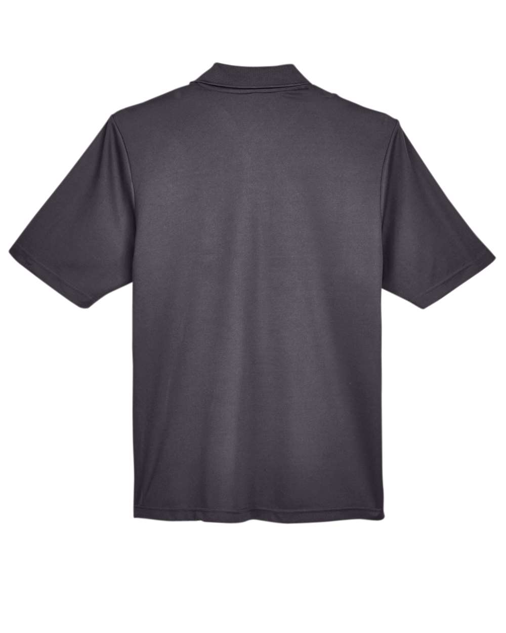 Front View of Safety Yellow/ Carbon Men's Balance Colorblock Performance Piqué Polo - CE101