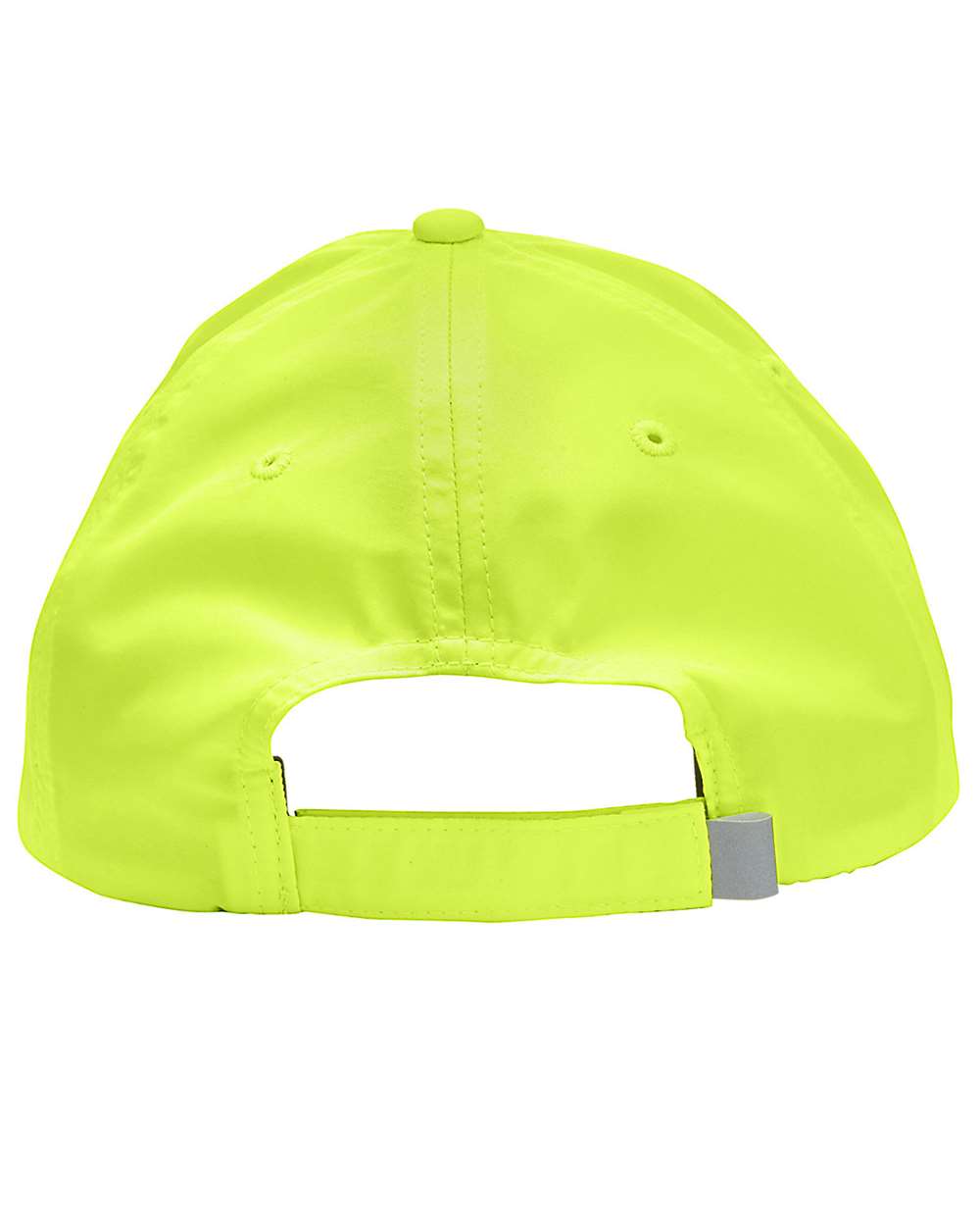 Front View of Safety Yellow Pitch Performance Cap - CE001