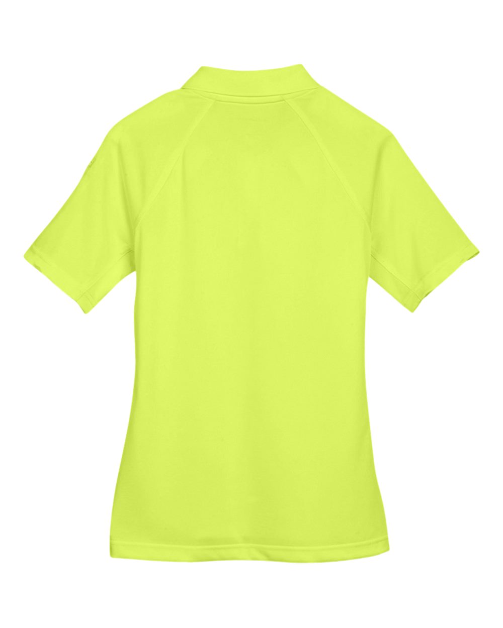 Front View of Safety Yellow Women's Advantage Tactical Polo - M211W