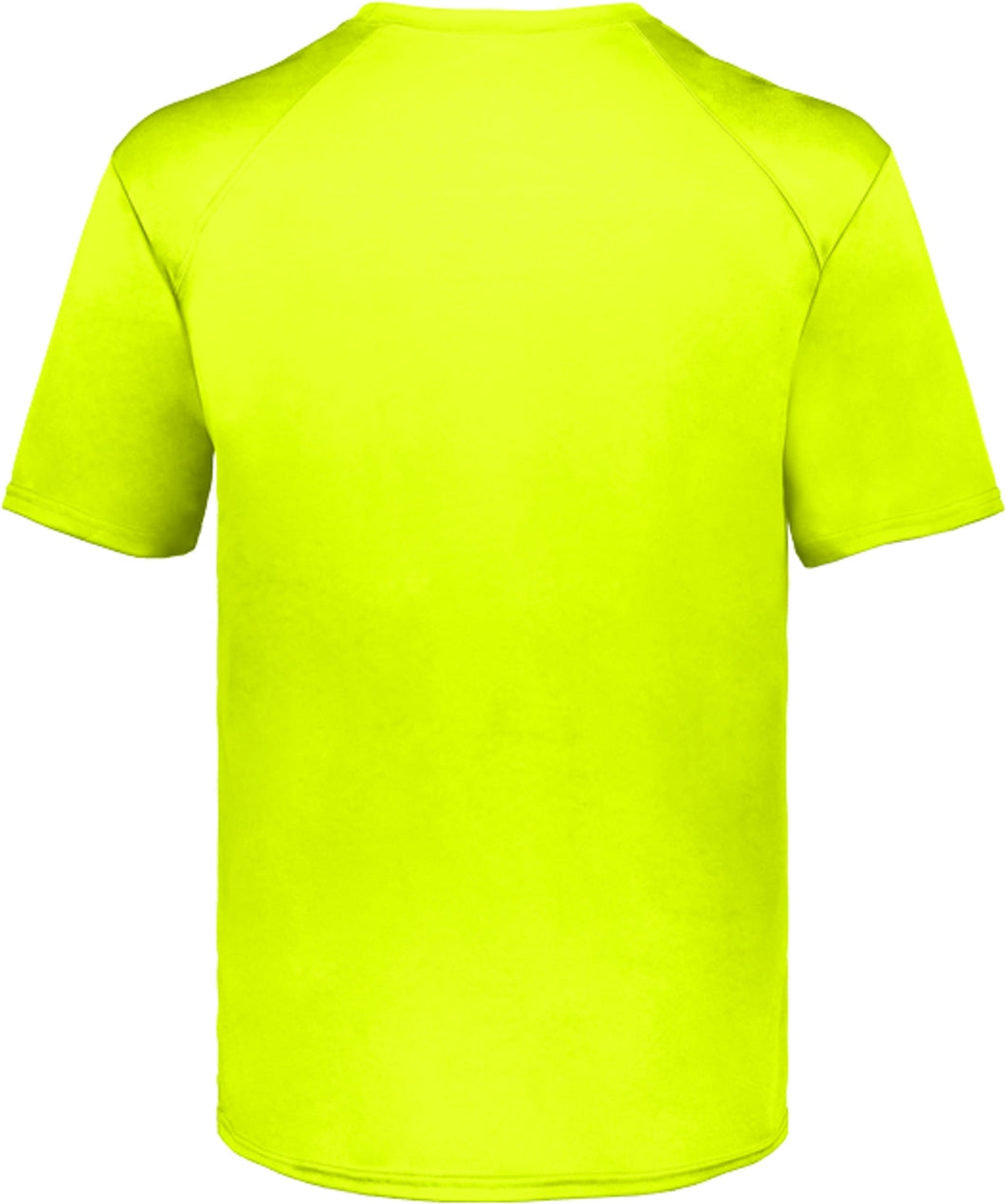Rear View of SAFETY YELLOW YOUTH B-CORE TEE