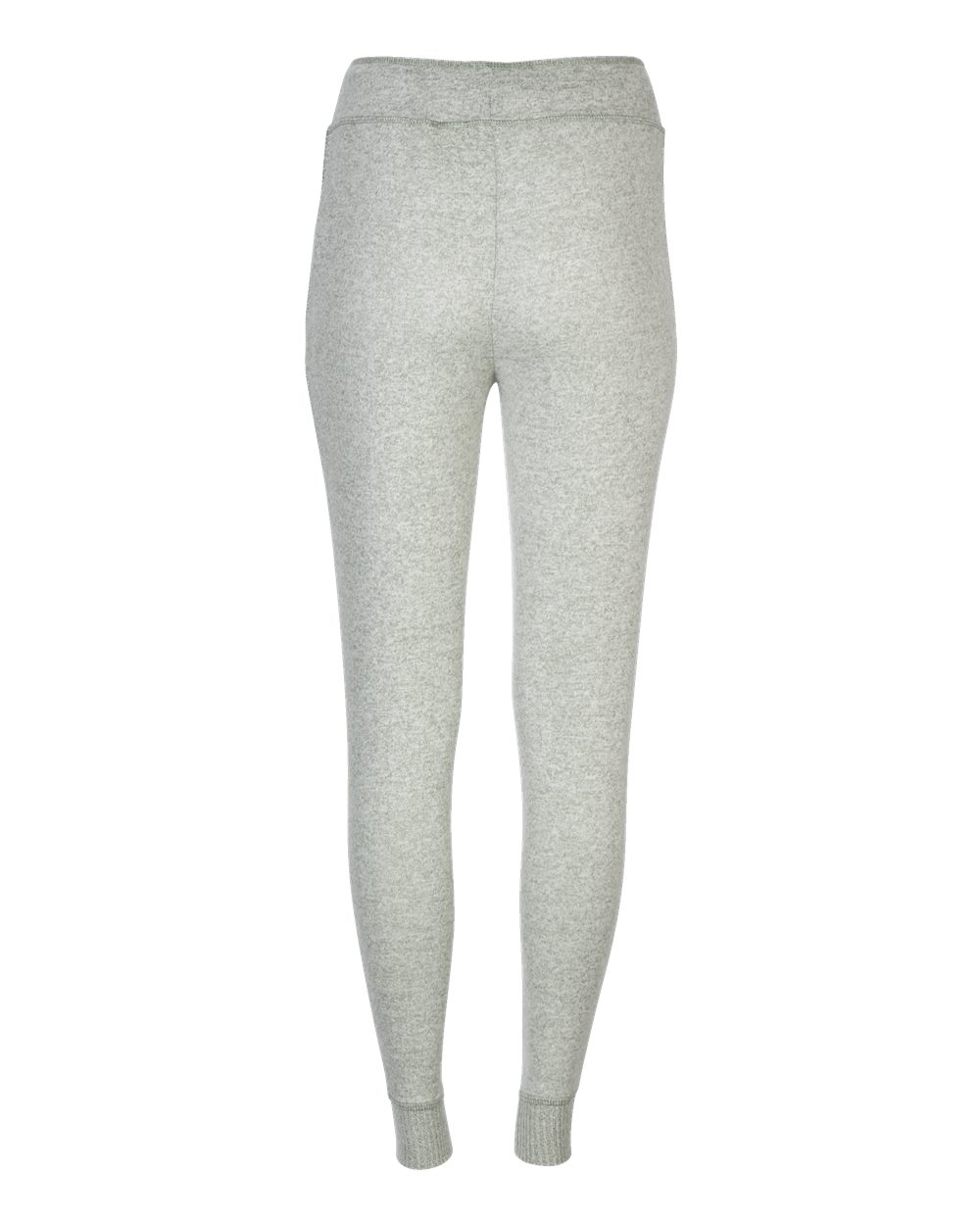 Front View of Sage Heather Women's Cuddle Fleece Joggers - L09