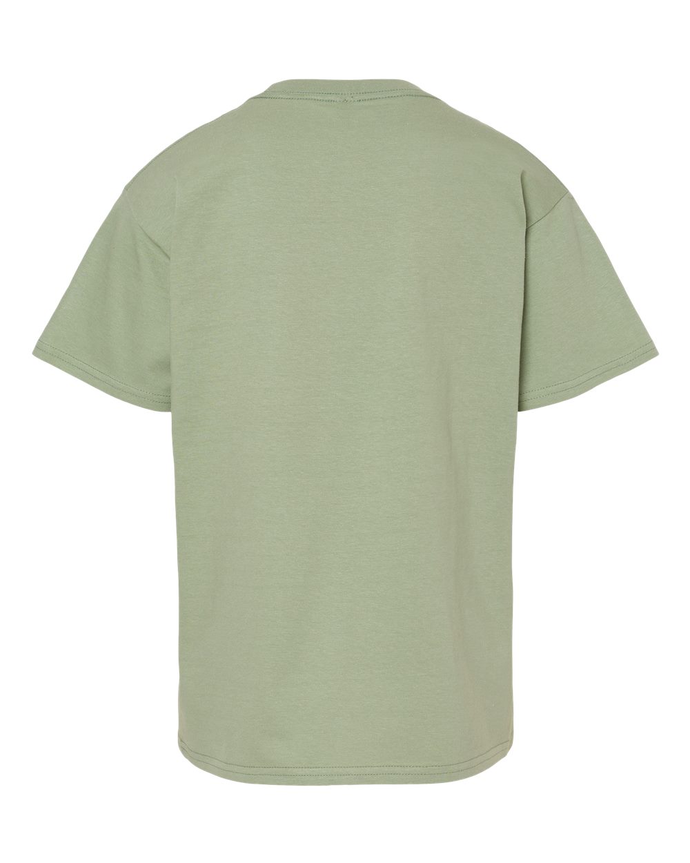 Front View of Sage Softstyle® Youth Midweight T-Shirt - 65000B