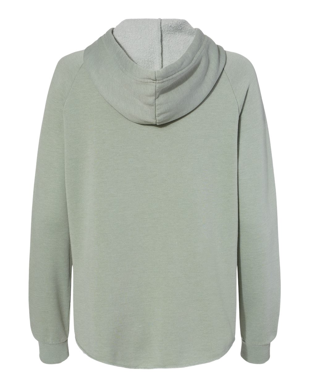 Front View of Sage Women's California Wave Wash Full-Zip Hooded Sweatshirt - PRM2500Z