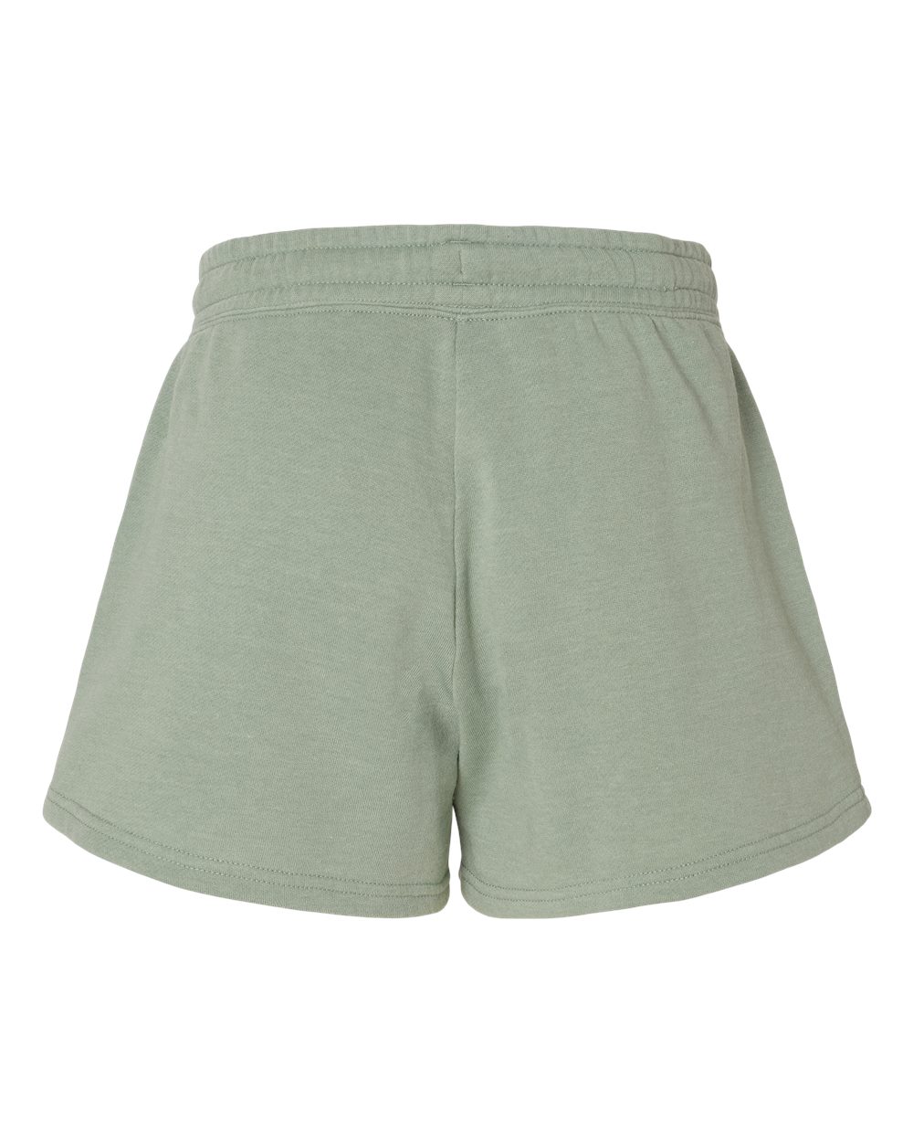 Rear View of Sage Women’s Lightweight California Wave Wash Fleece Shorts - PRM20SRT