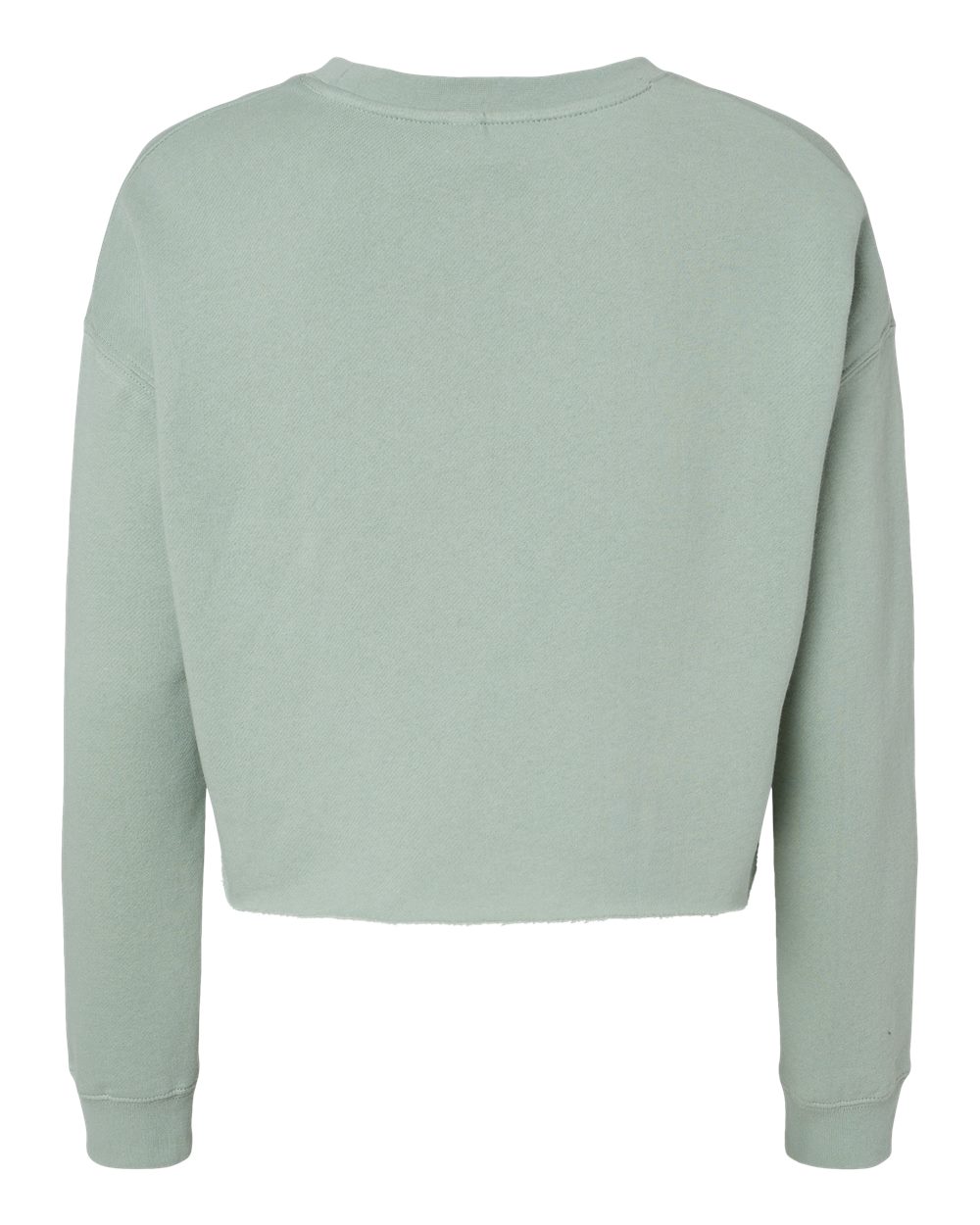 Front View of Sage Women's Lightweight Crop Crewneck Sweatshirt - AFX24CRP