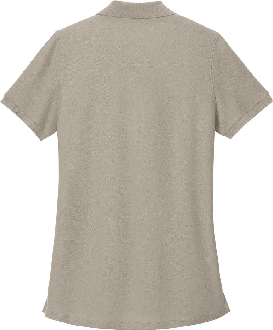 Rear View of Sahara Port Authority Women's Wearever Signature Pique Polo LK200