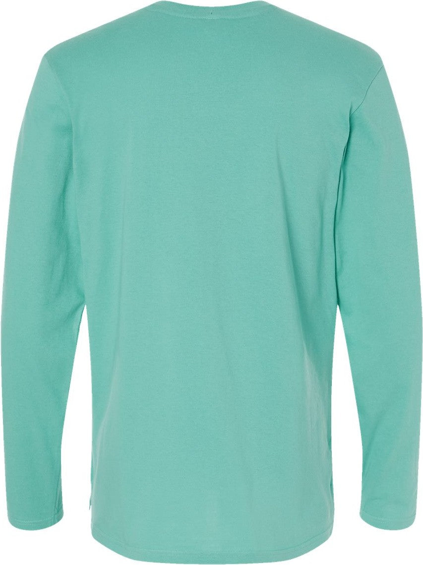 Front View of Saltwater Fine Jersey Long Sleeve Tee - 6918