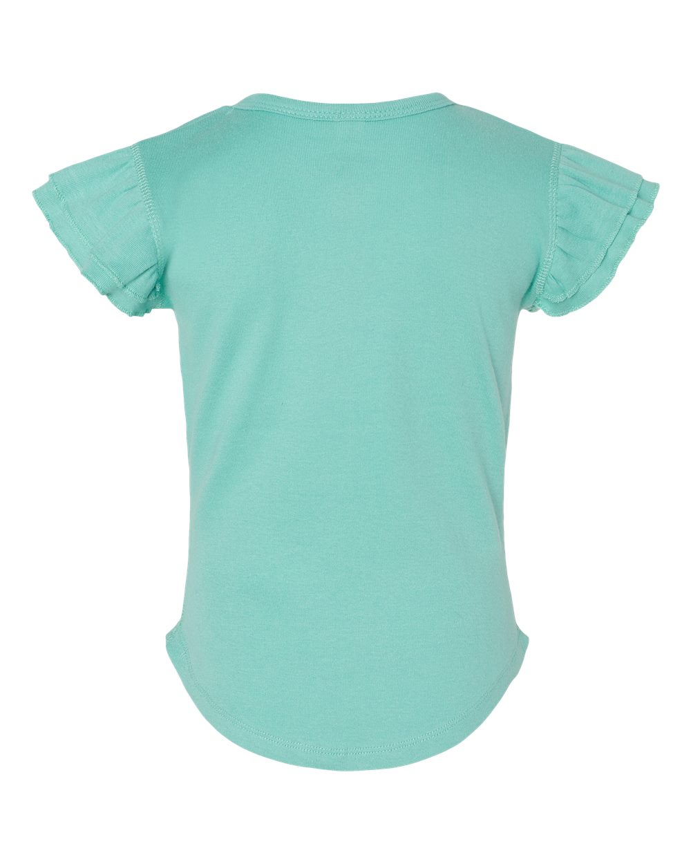 Front View of Saltwater Toddler Flutter Sleeve Tee - 3339