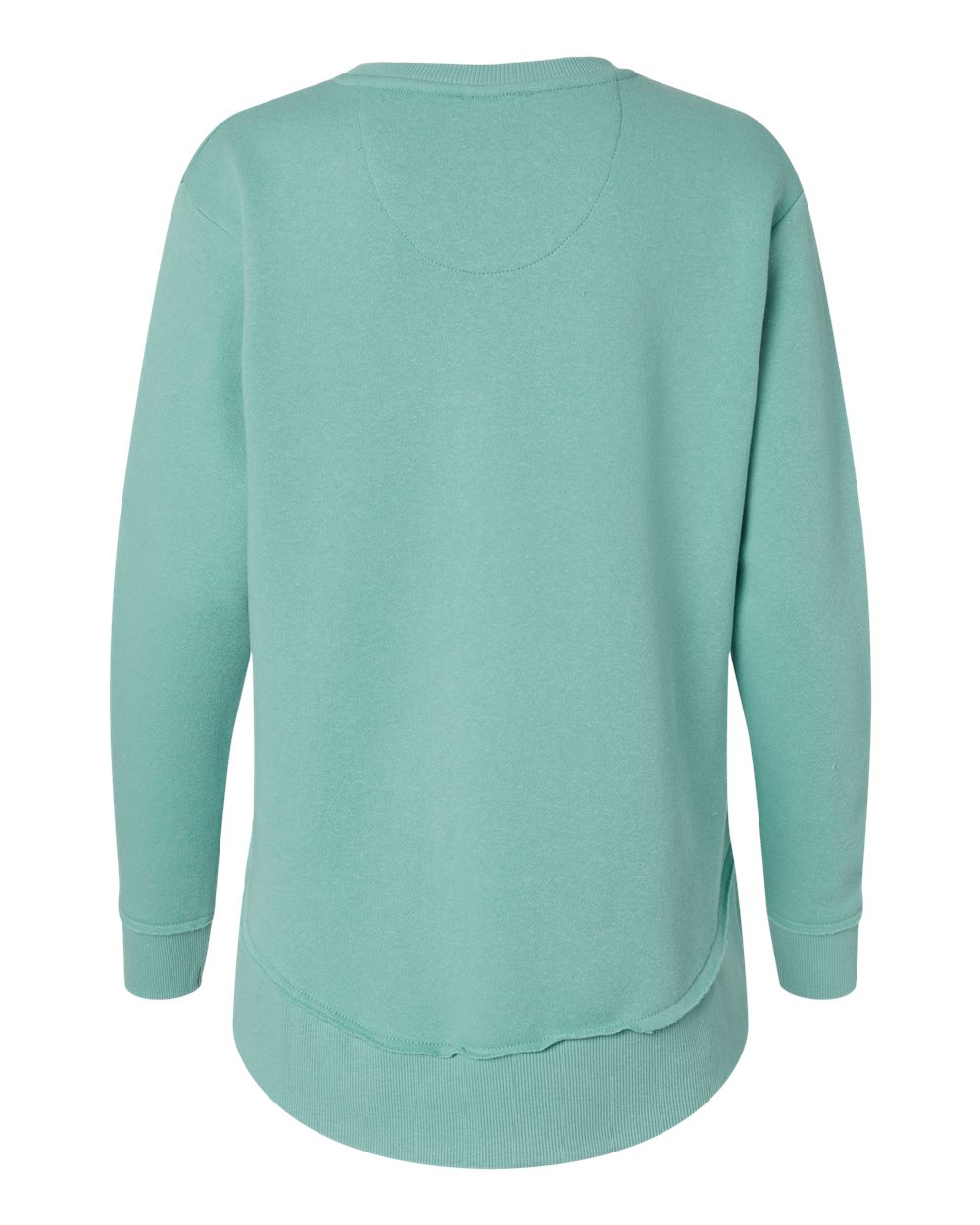 Rear View of Saltwater Women&#39;s Weekend Fleece Crewneck Sweatshirt - 3525