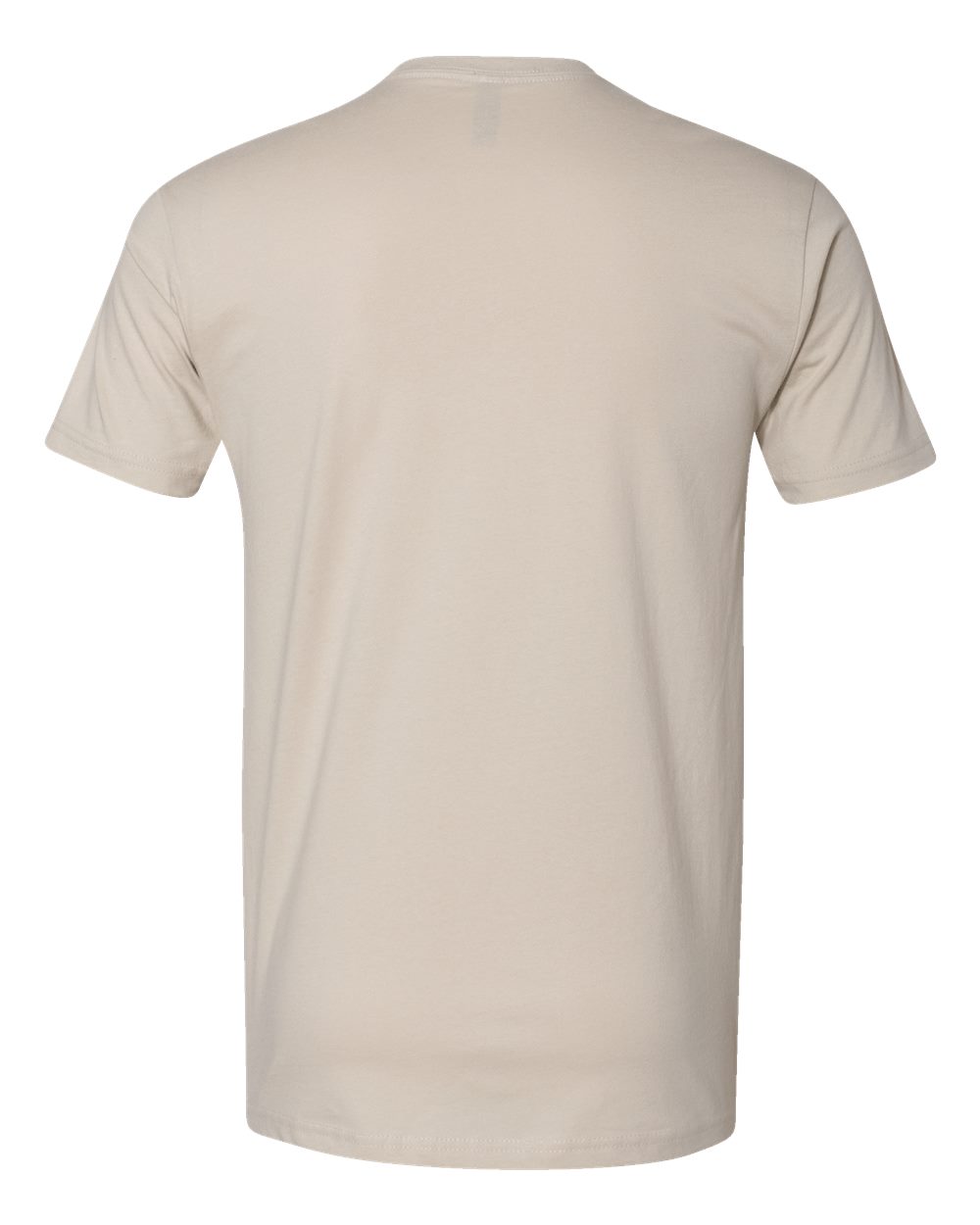 Front View of Sand Cotton T-Shirt - 3600