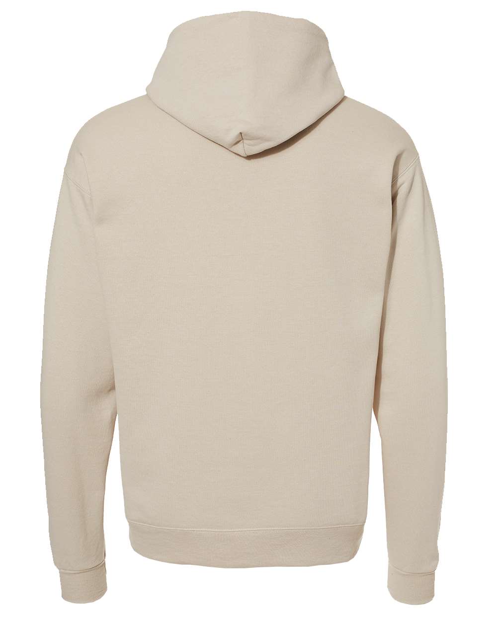 Front View of Sand Ecosmart® Hooded Sweatshirt - P170