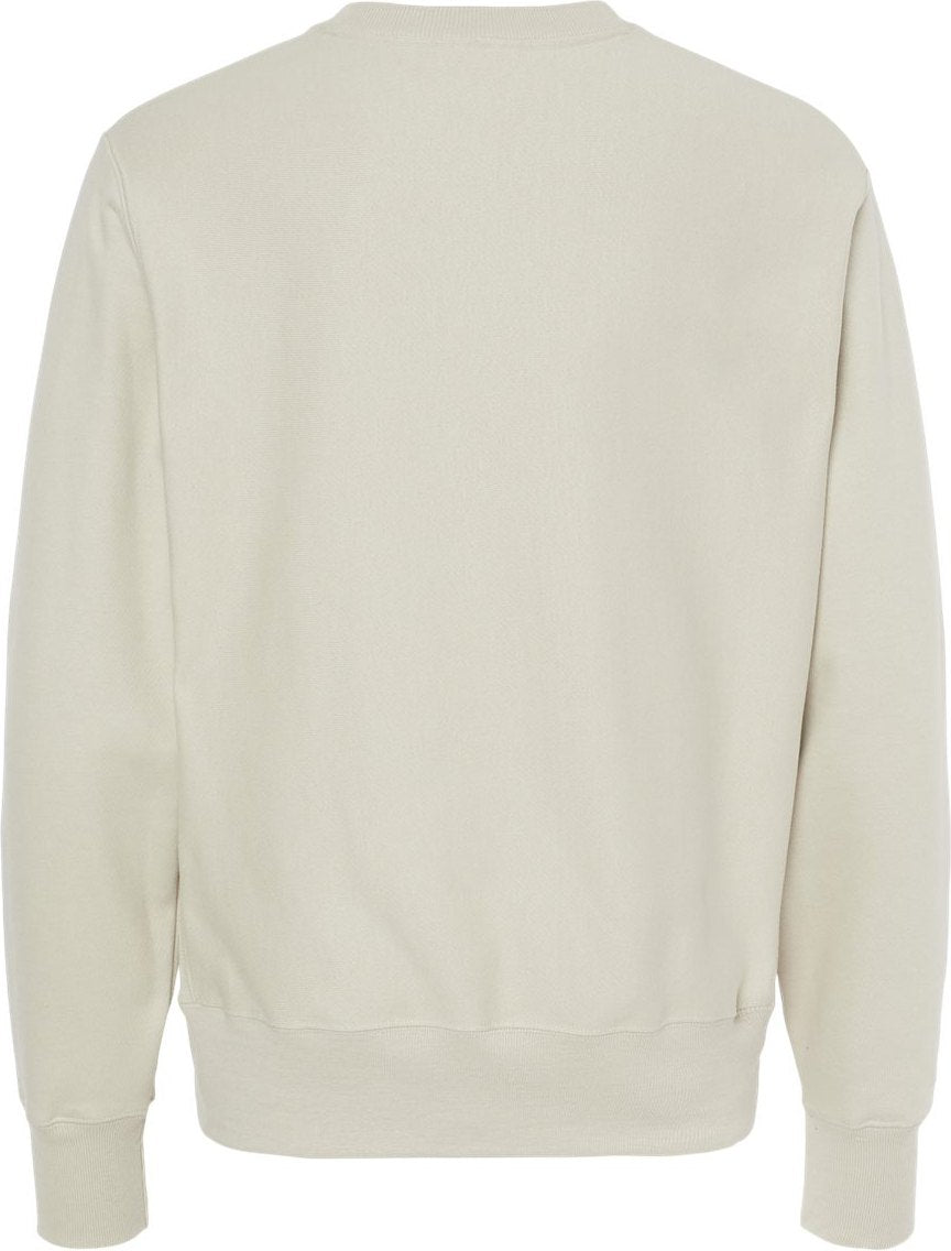 Front View of Sand Reverse Weave® Crewneck Sweatshirt - S149
