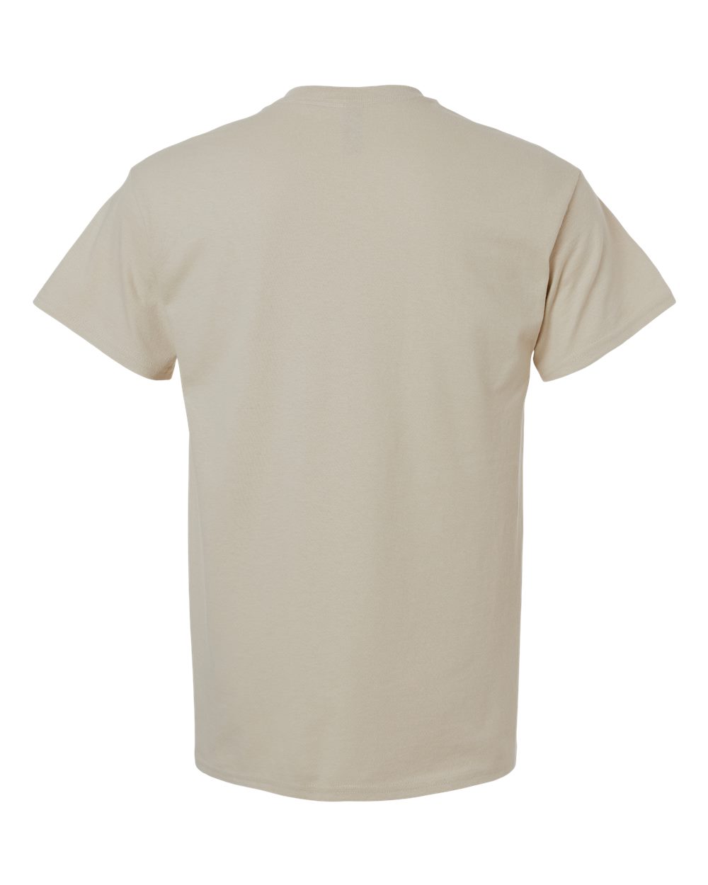 Rear View of Sand Ultra Cotton® Pocket T-Shirt - 2300