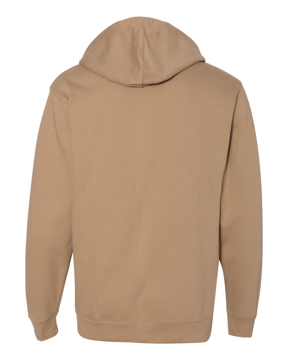 Front View of Sandstone Midweight Hooded Sweatshirt - SS4500