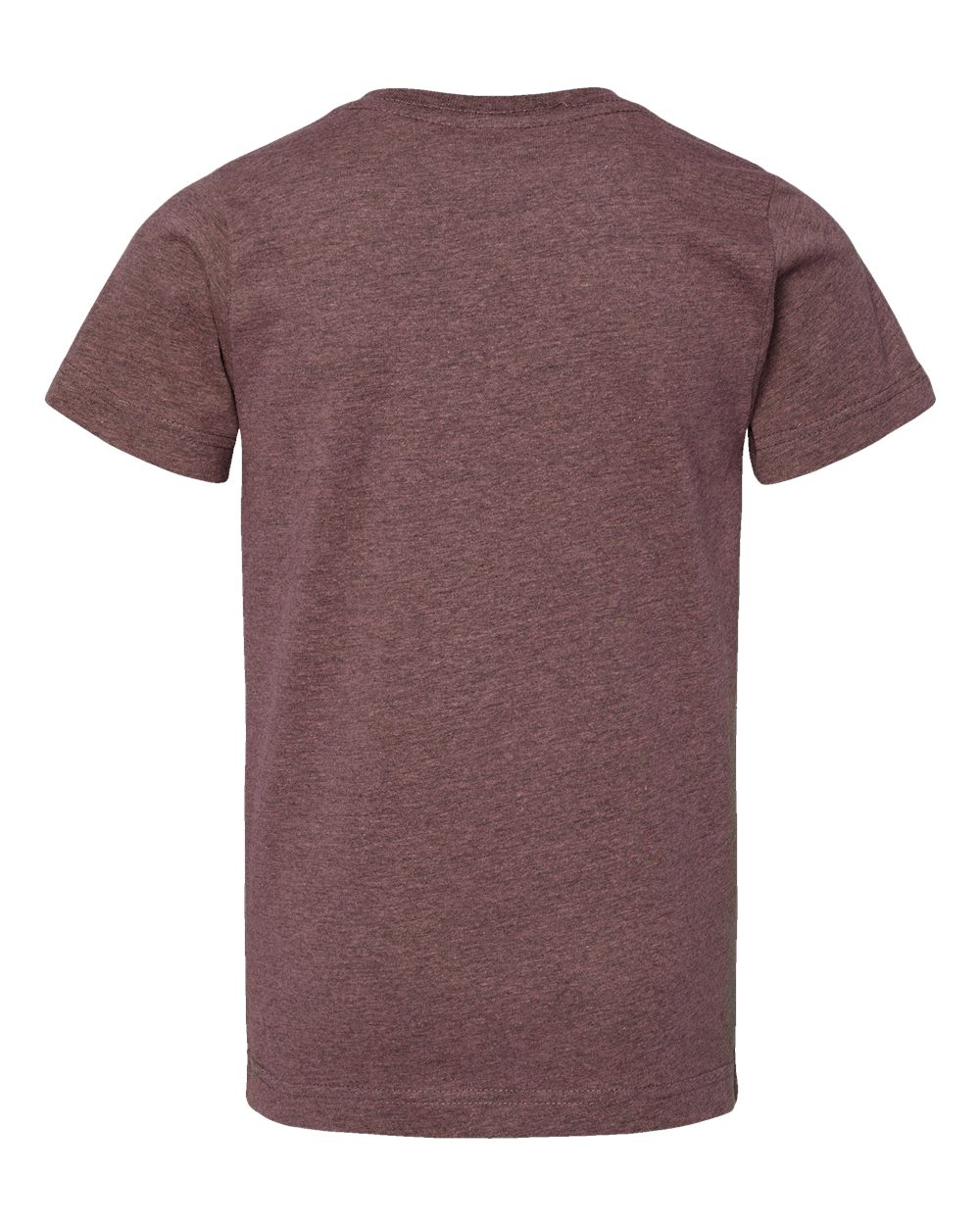 Front View of Sangria Blackout Youth Fine Jersey Tee - 6101