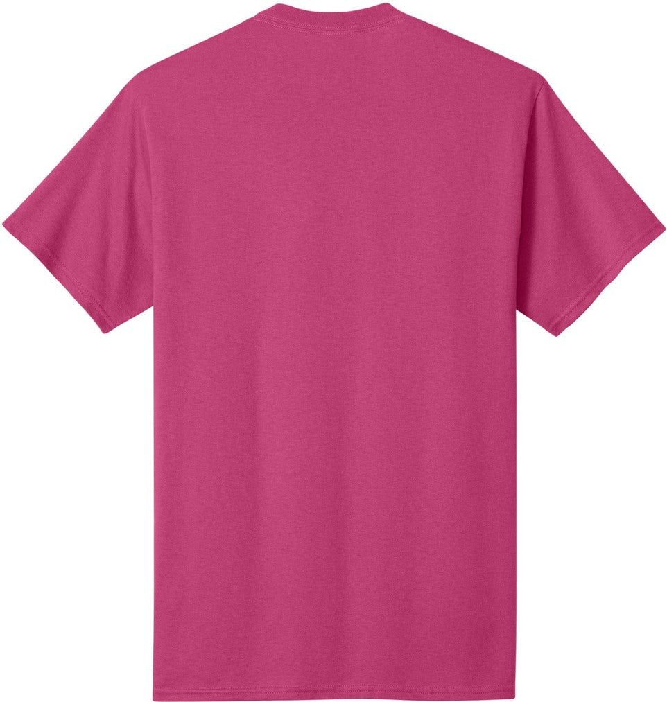 Front View of Sangria Port & Co Core Cotton Tee. PC54